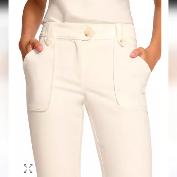 NWT Ramy Brook Marit Pant Sz 2 Ivory - Picture 4 of 15